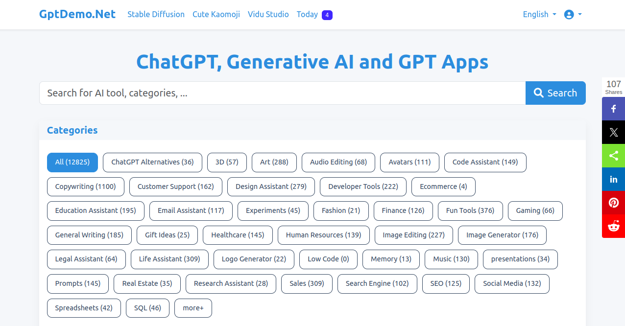 GPT Demo Home Page