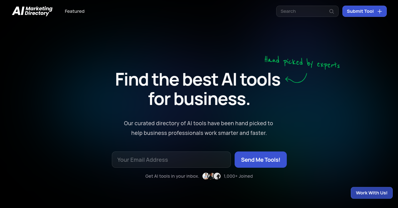 AI Marketing Home Page