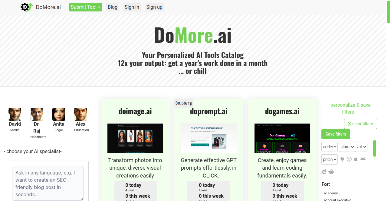 DoMore Home Page