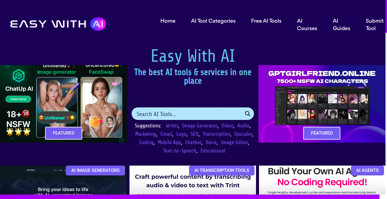 Easy with AI	 Home Page