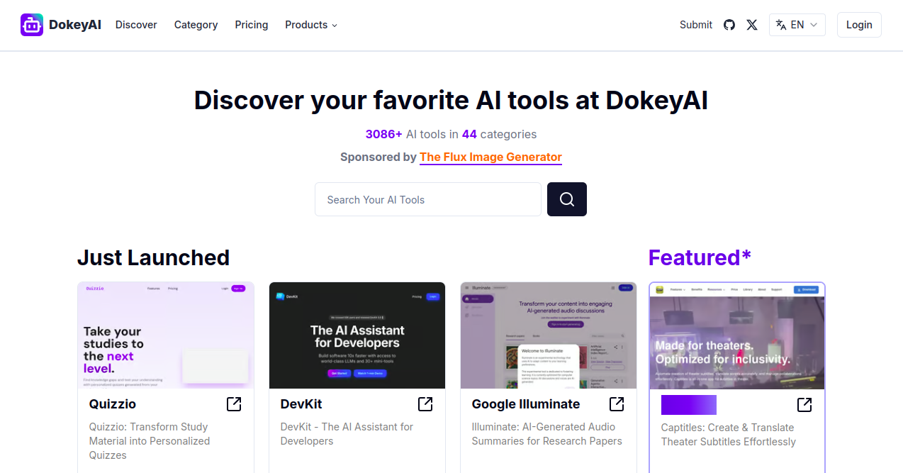 Dokey AI	 Home Page