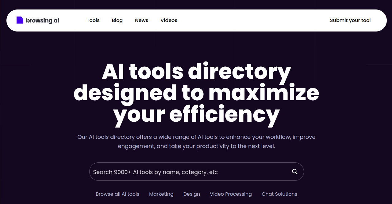 Browsing.ai Home Page