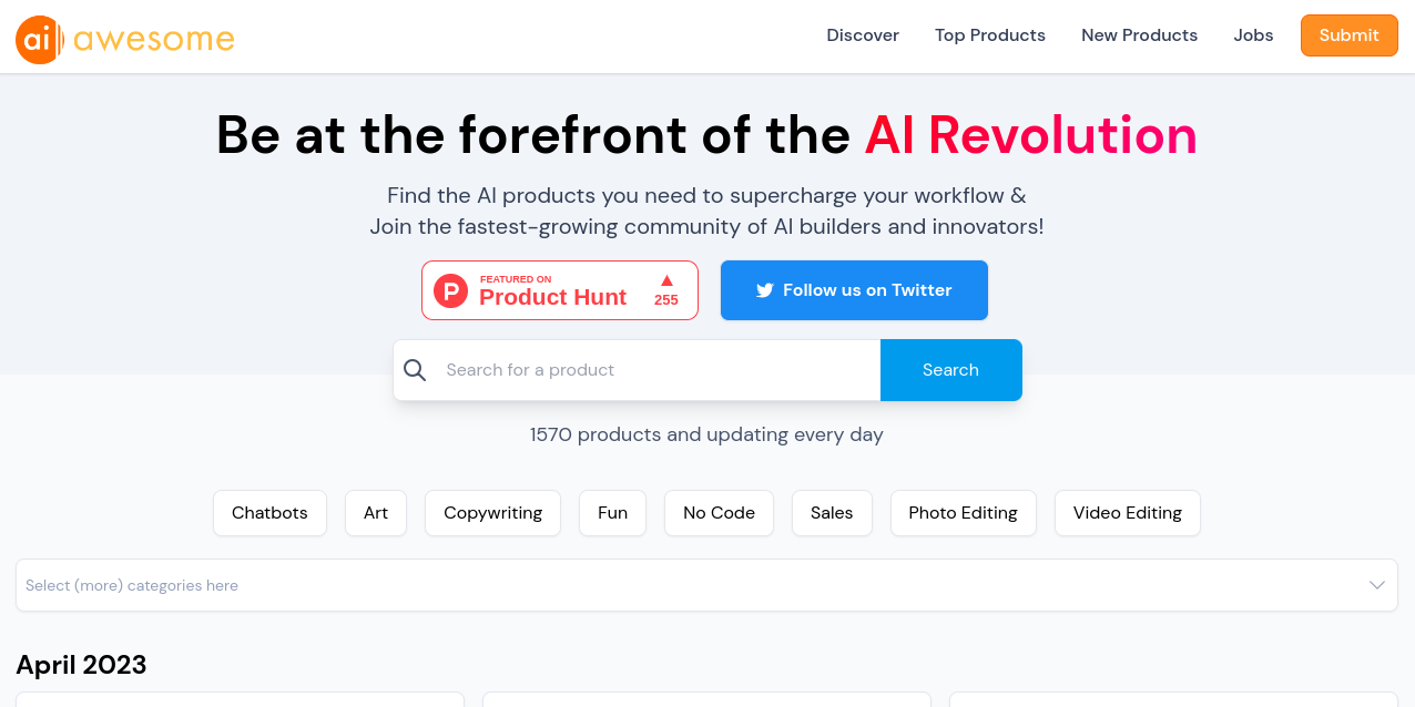 AI Awesome Home Page