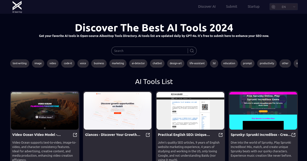 AI Best Top Home Page